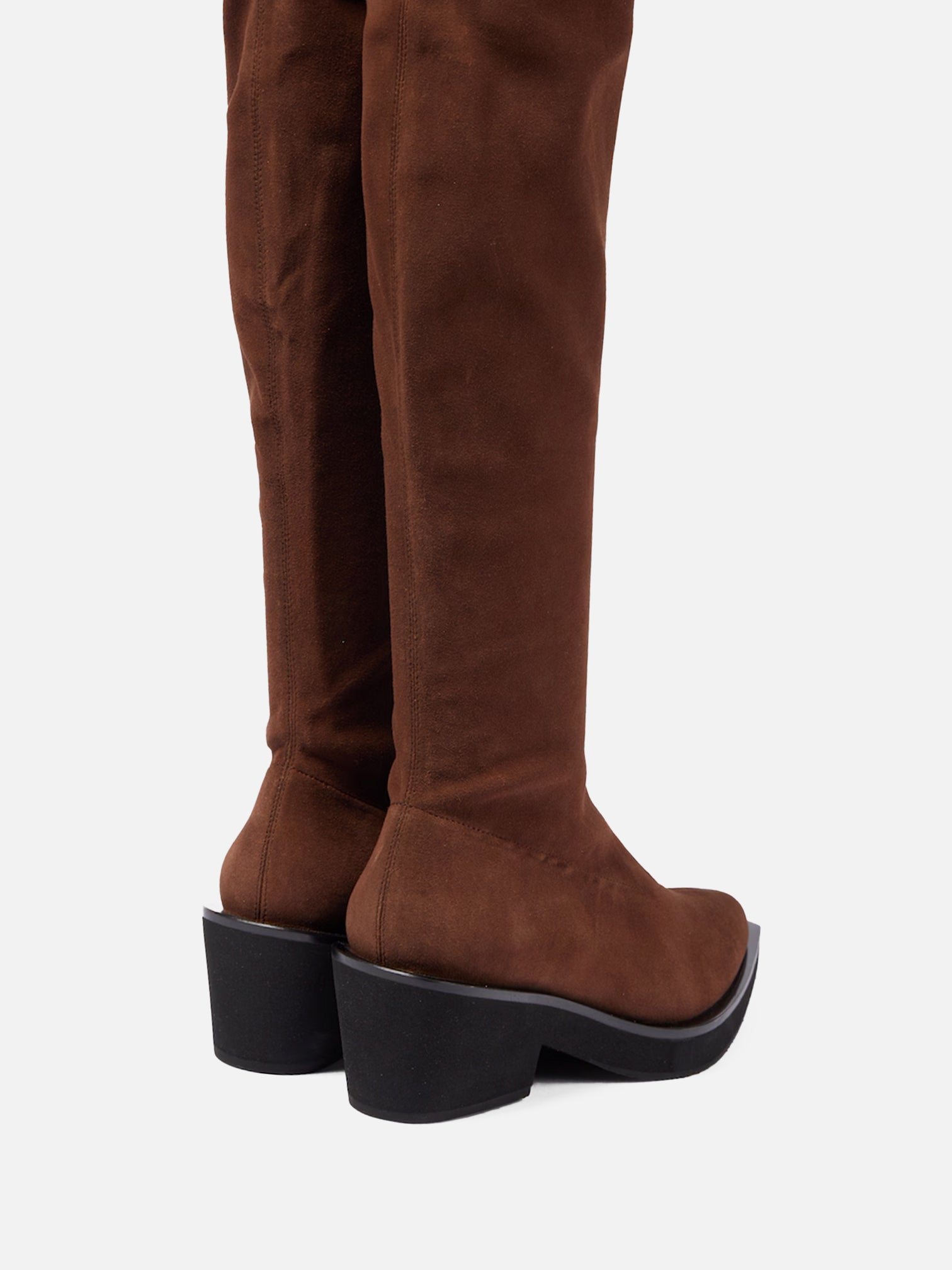 TENNY, suede stretch brown