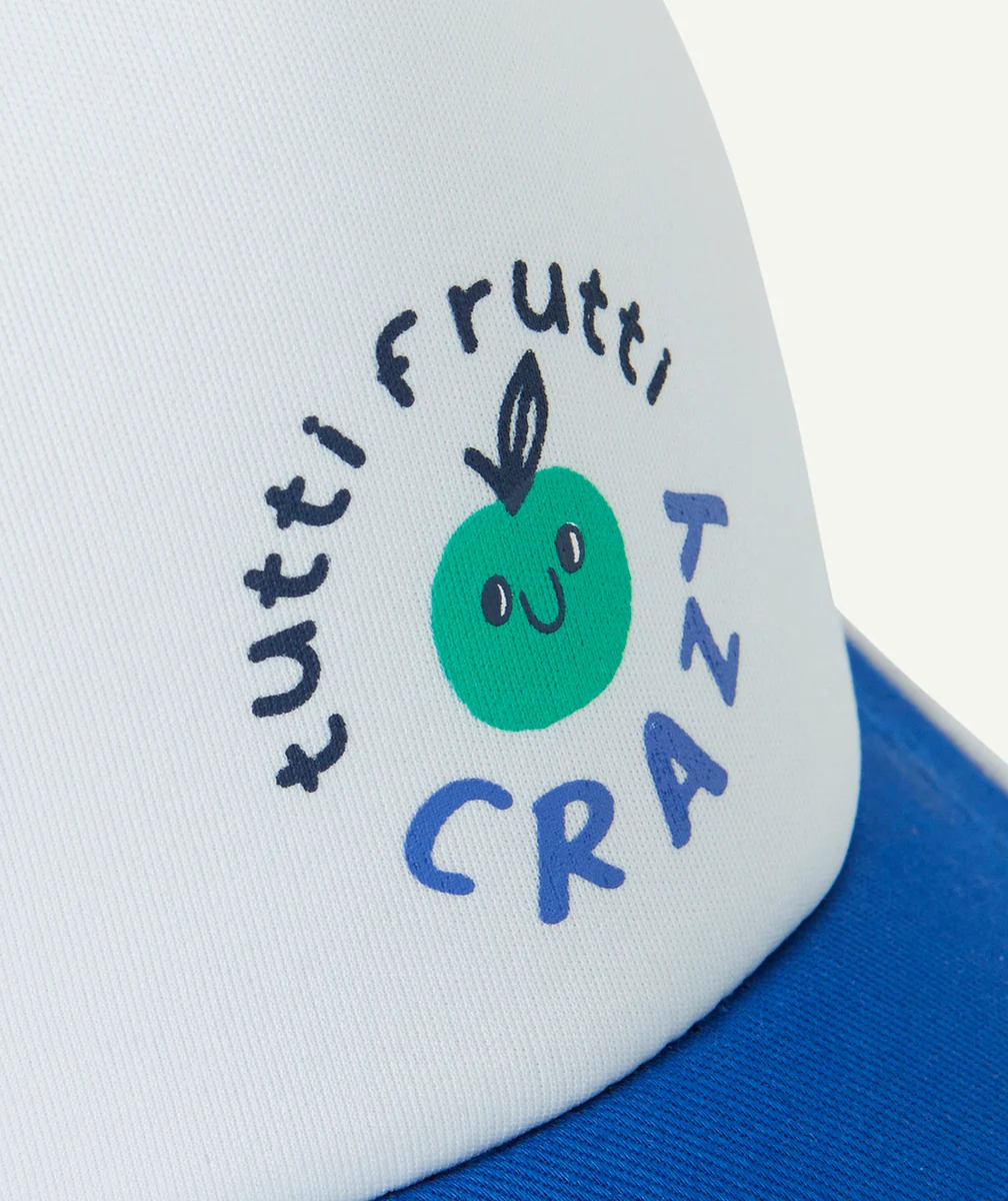 CASQUETTE BÉBÉ GARÇON AVEC FILET THÈME FRUITS