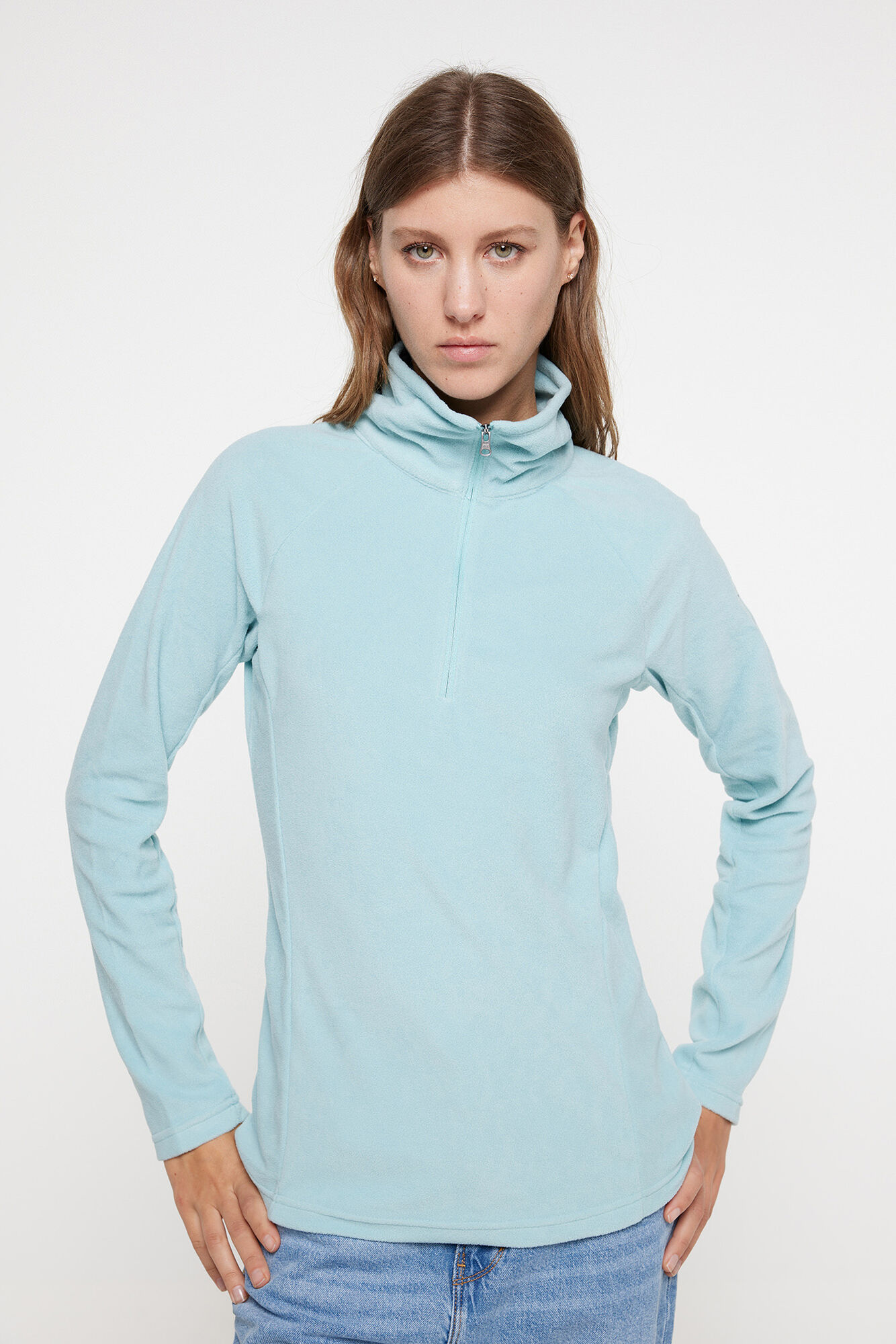 Casaco polar feminino Columbia™ Glacial™ IV com meio zíper