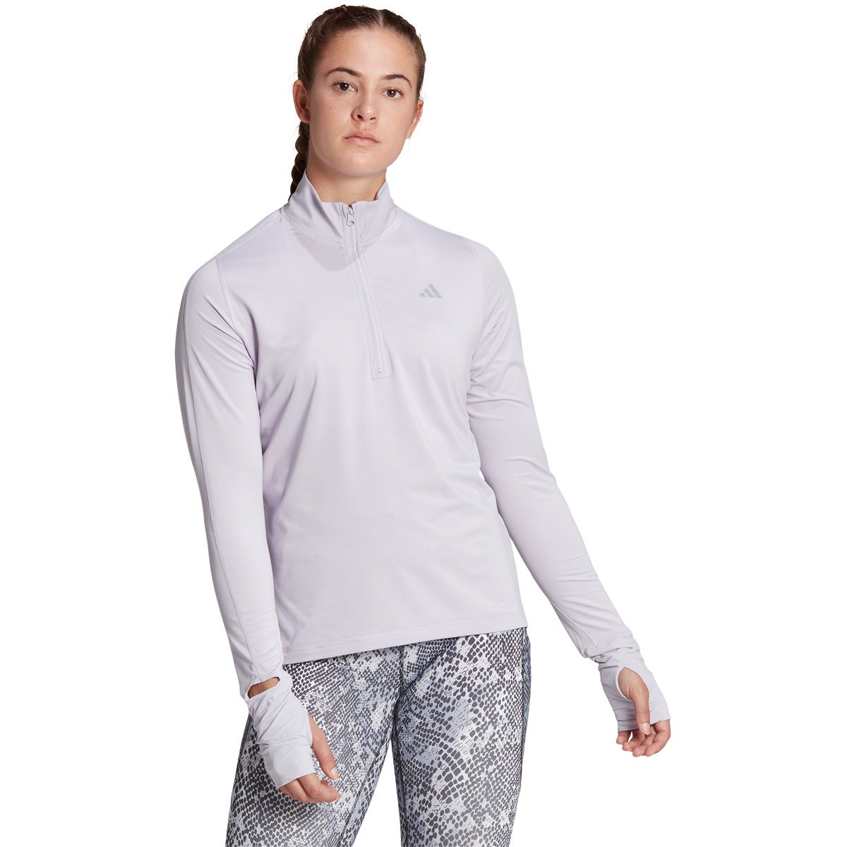 adidas Fast 1/2 Zip Løbetrøje Dame