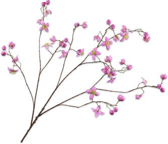 Silk-Ka kunstbloem Ruit roze 104 cm