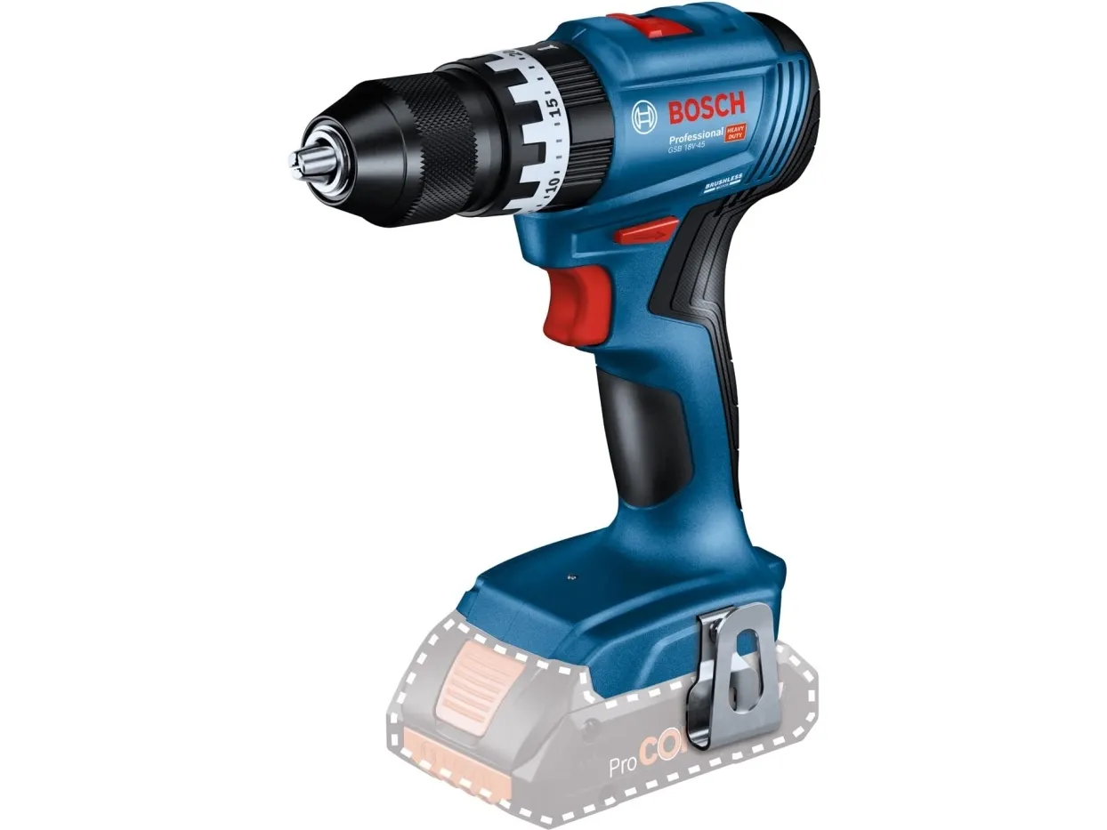 Bosch SLAGBOREMASKINE GSB 18V-45 2X2AH L-BOXX