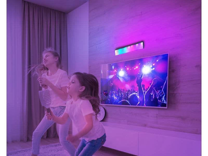 FTM LED-Lichtleiste RGB, 3 W, Bluetooth, USB-C Wiederaufladbare Lichtleiste