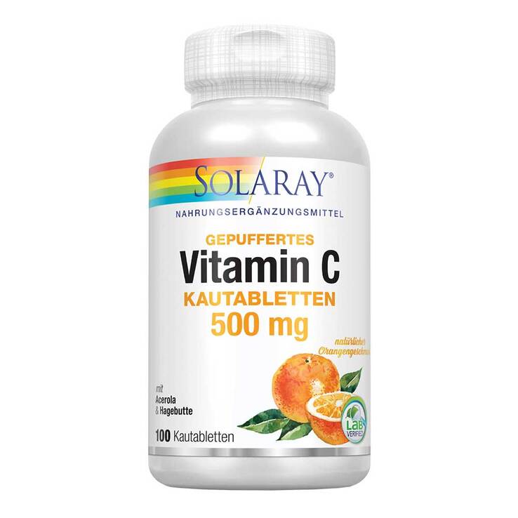 Vitamin C Kautabletten 500 mg Orange, 100 St