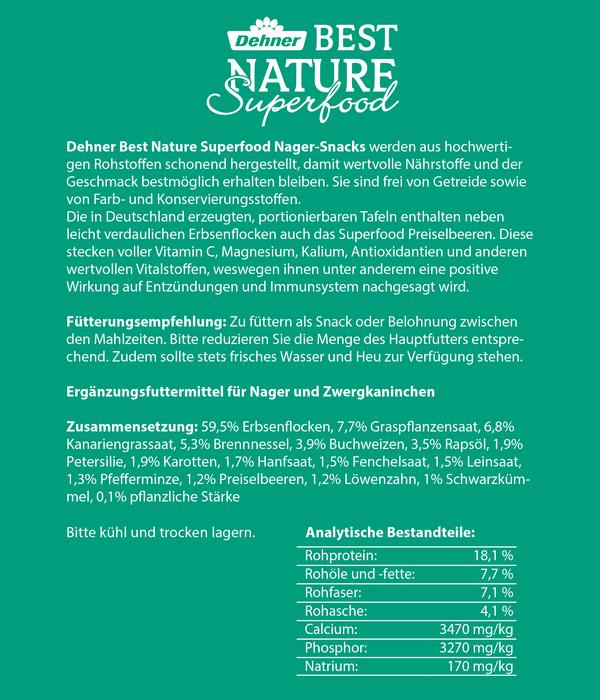 Dehner Best Nature Nagersnack Superfood Tafel
