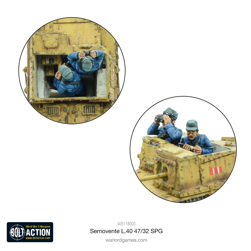Bolt Action - Italian - Semovente L.40 47/32 SPG