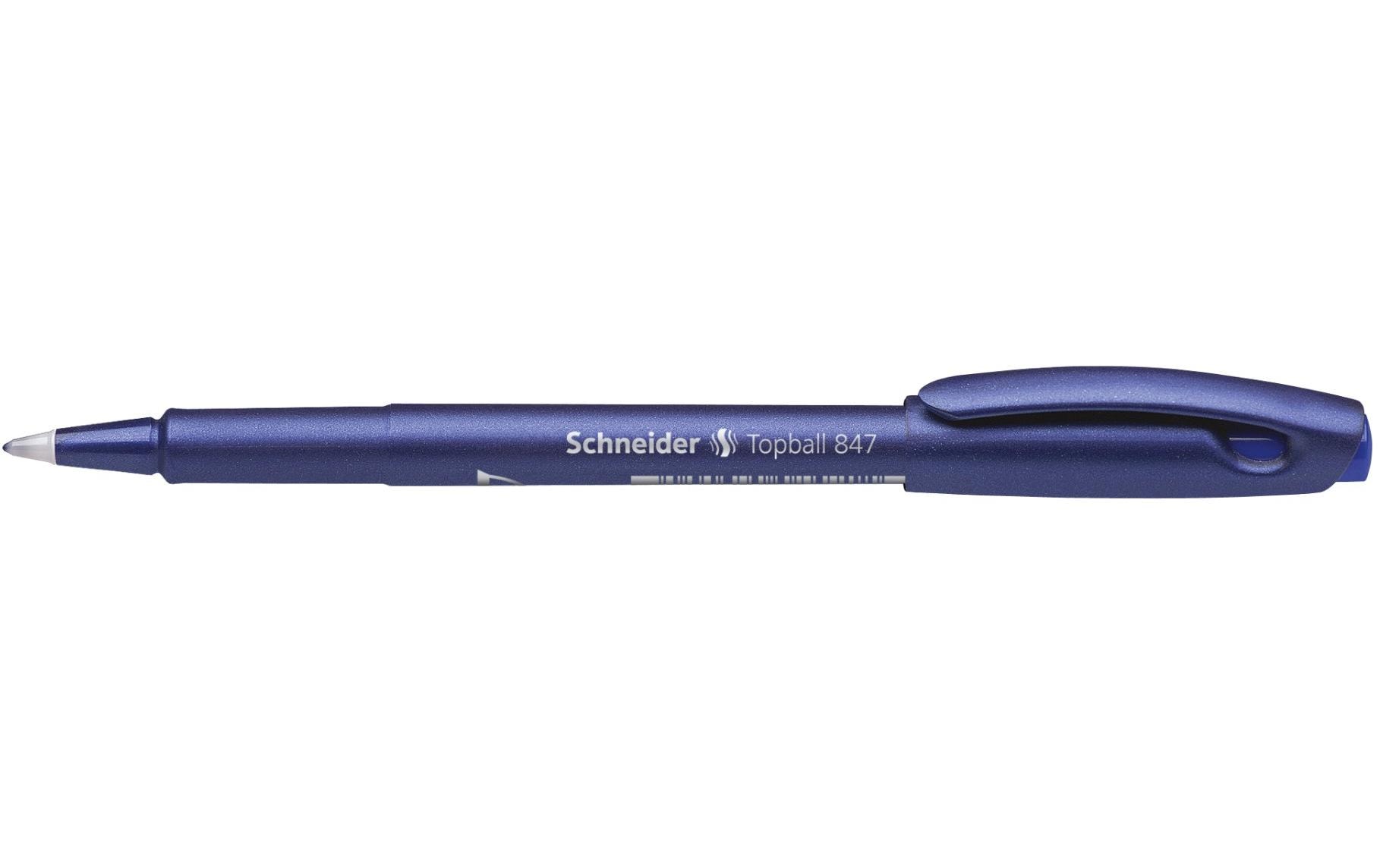 Tintenroller 847 0.5 mm, Blau, 10 StückTintenroller mit Konusspitze aus Kunststoff