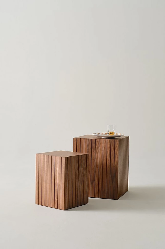 PALANZO sidebord 2-pakke 30x30 cm 40x40 cm