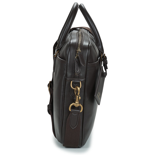 Polo Ralph Lauren - COMMUTER-BUSINESS CASE-SMOOTH LEATHER - Marron