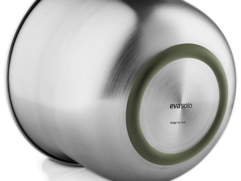 Eva Solo Rührschüssel-Set Green tools 7.1 l, Silber Vielseitiges Rührschüssel-Set aus recyceltem Edelstahl für nachhaltiges Kochen und Backen