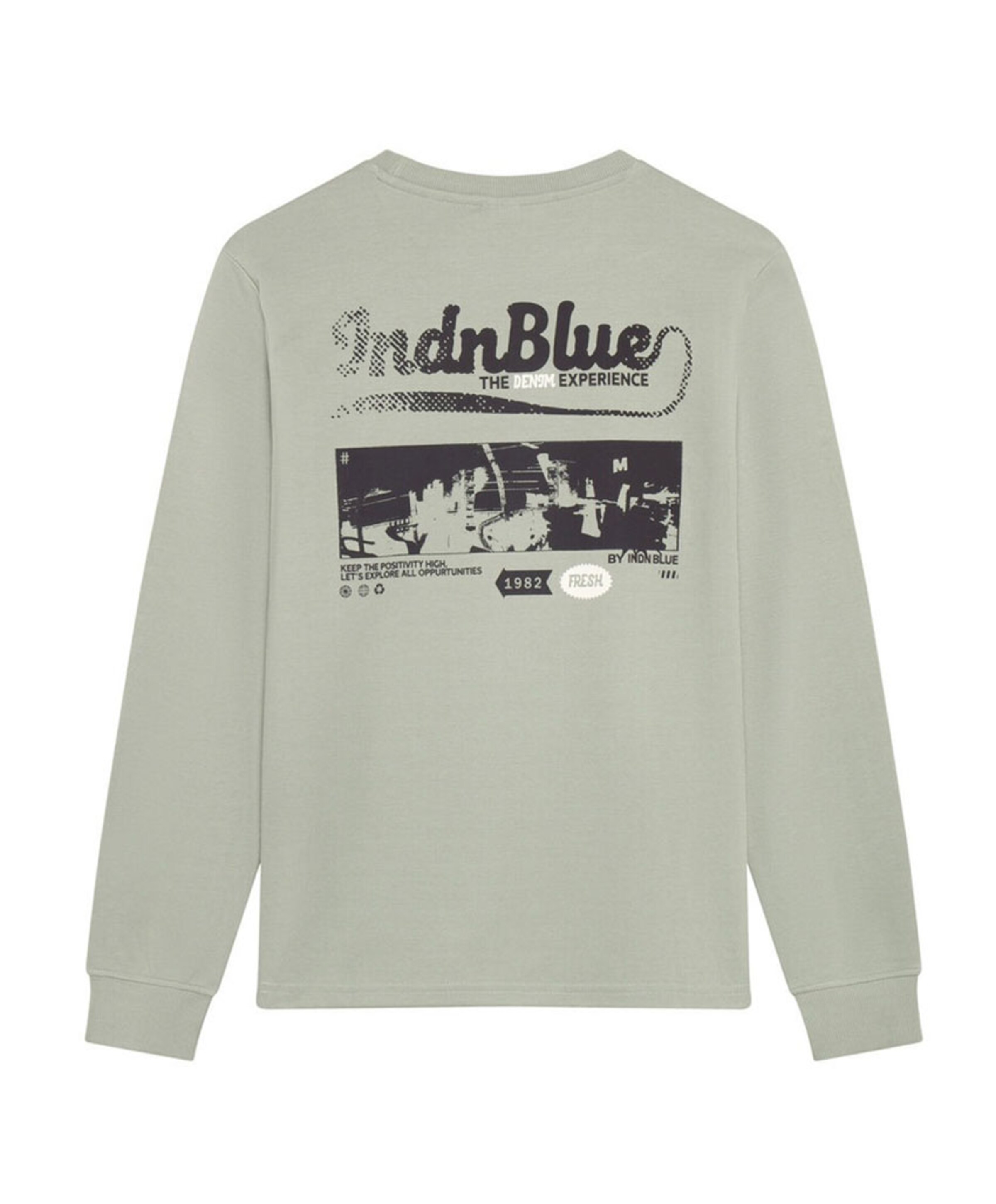 Indian Blue Jeans Jongens longsleeve groen