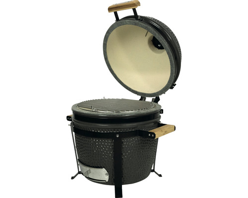 Keramische grill Grill Guru Kamado Original Compact Keramiek grijs
