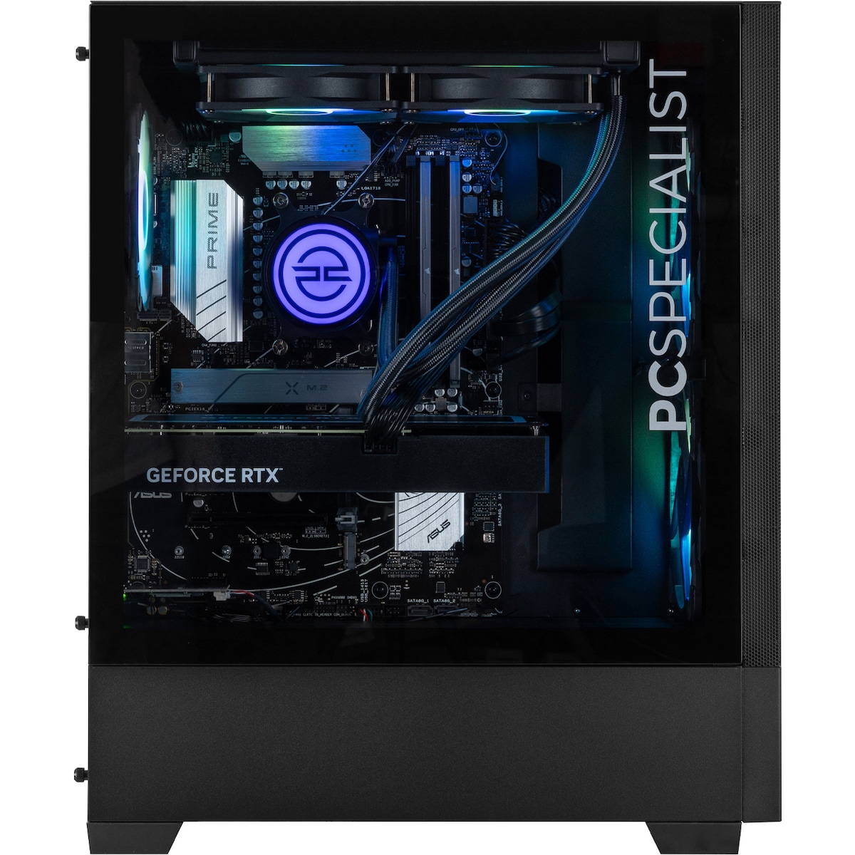 PCSpecialist Prime 350 R7-7X/16/1000/4070 Super stasjonær gaming-PC