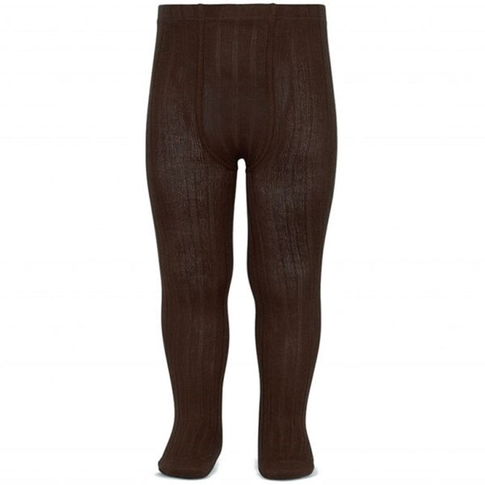 Strømpebukser Rib Marron - Cóndor → Luksusbaby.dk