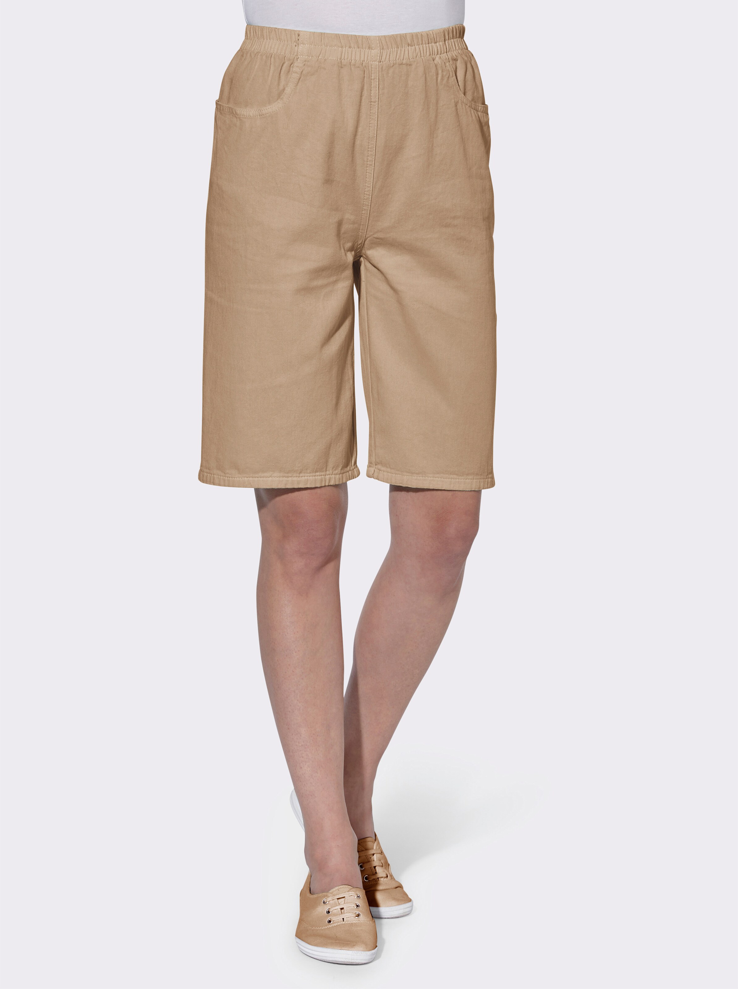 Bermudas mit Rundum-Dehnbund