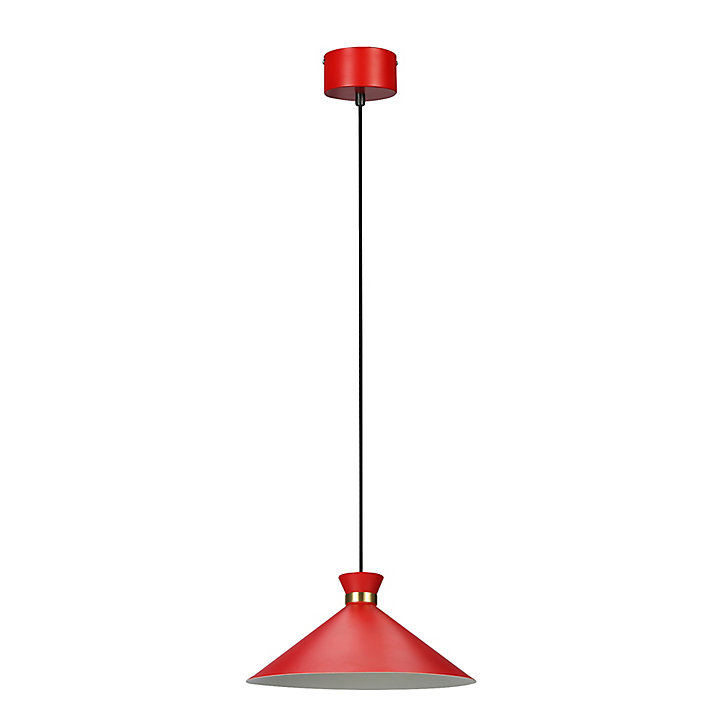 Suspension Apennin 35cm E27 IP20 rouge
