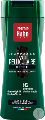 Pétrole Hahn Shampoing Antipelliculaire Détox Cuir Chevelu Regraissant Vite Flacon 250ml