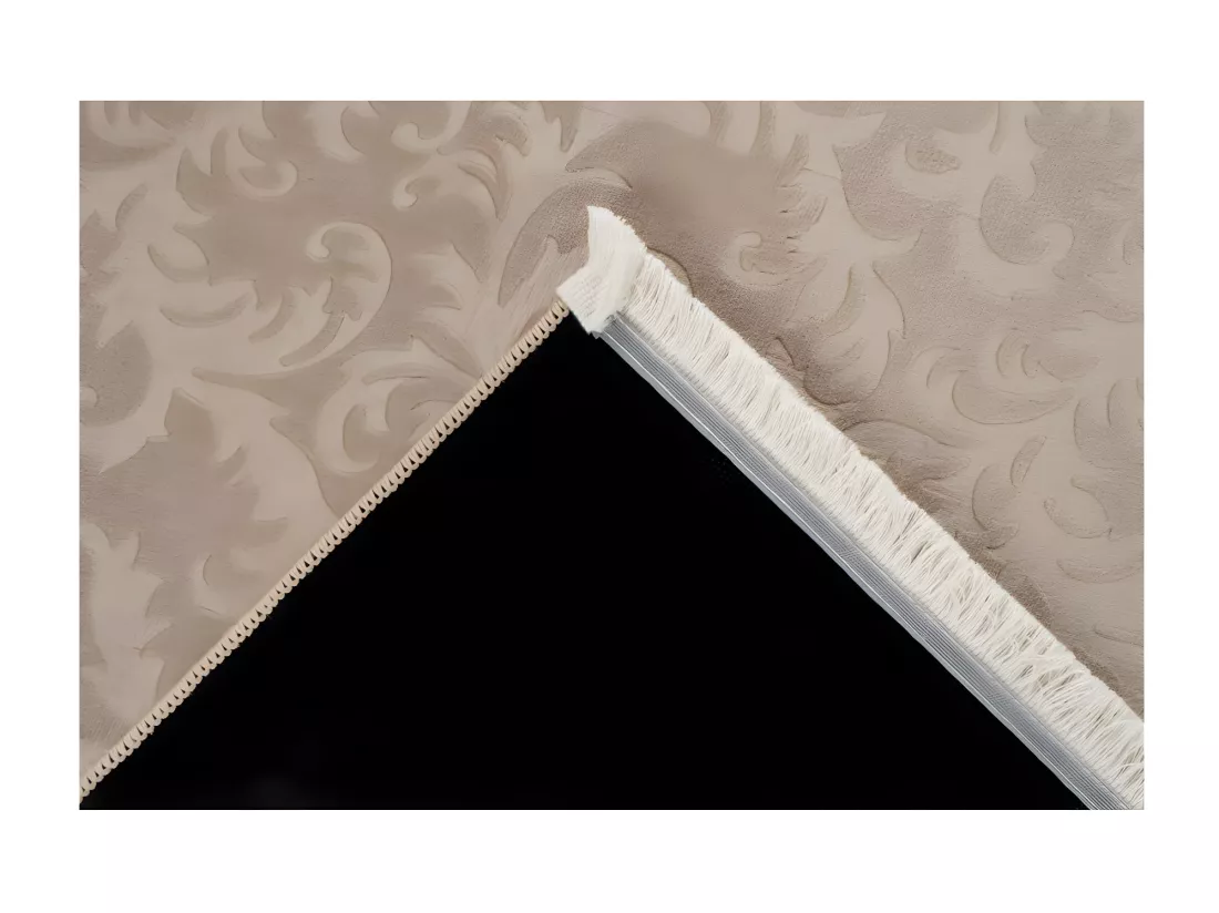 Tapis 280x80cm, design D112A coloris taupe - Confort et élégance pour votre intérieur