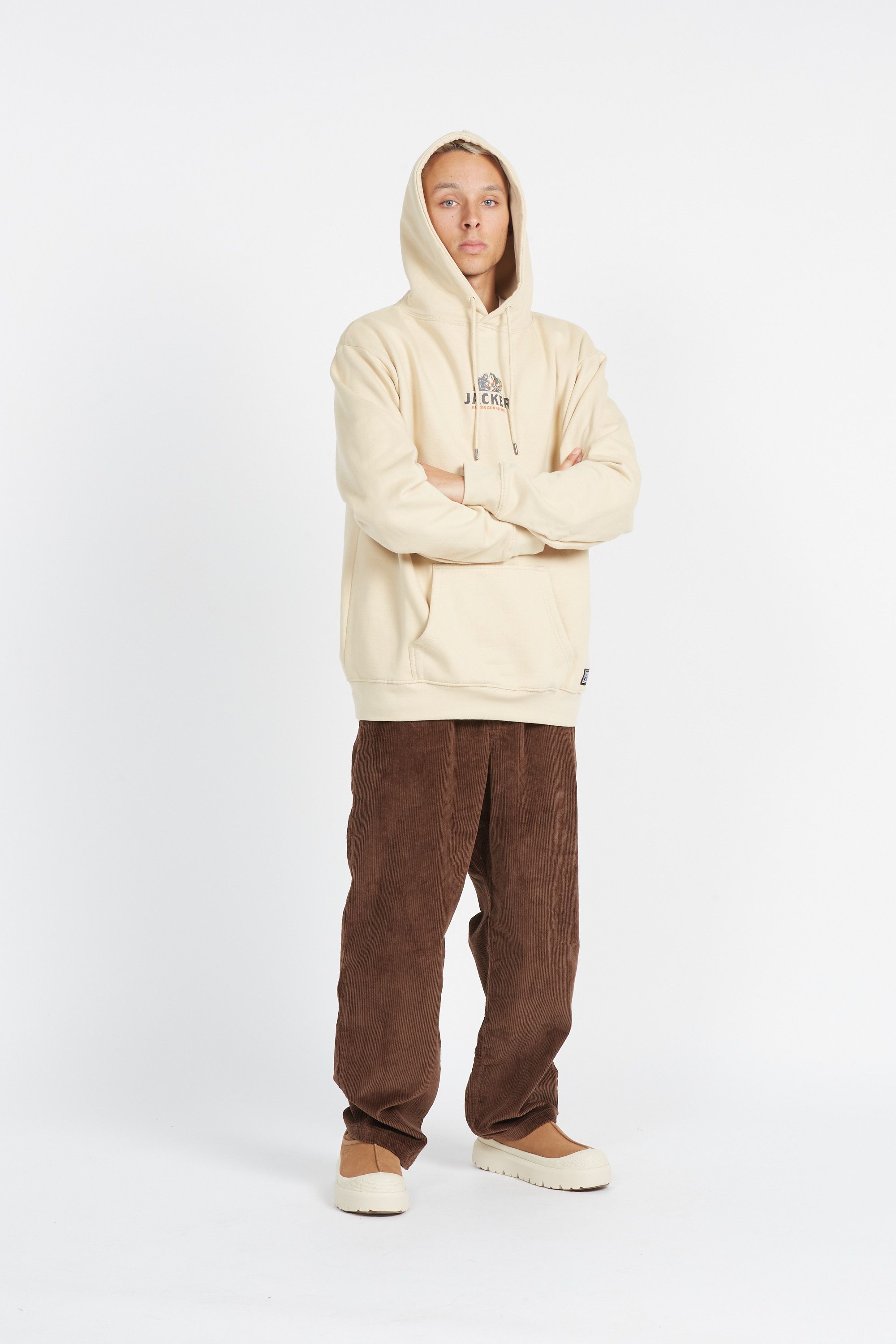JACKER Hoodie Haters Beige