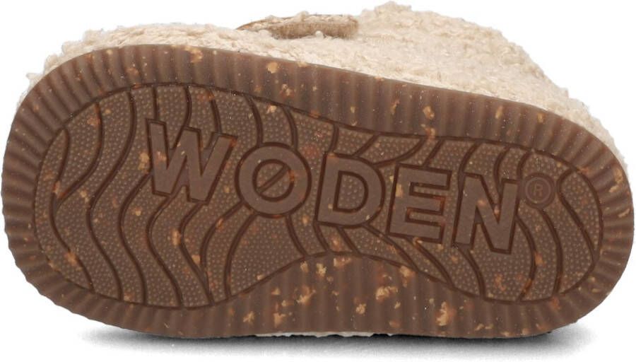 Woden Kim Teddy Babyschoenen Babyslofjes Beige