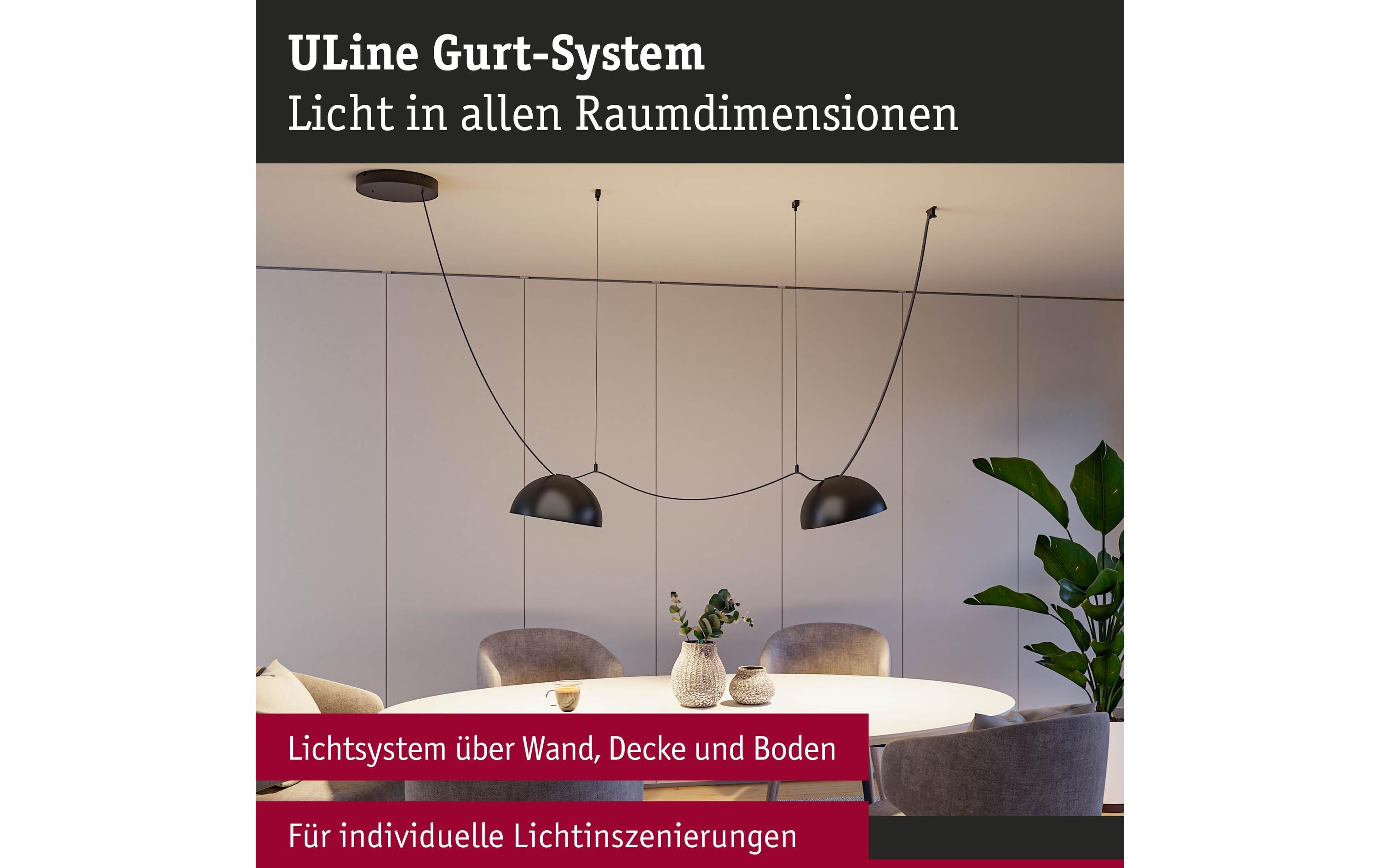 Pendelhalterung ULine 2 mGurt-System Zubehör inkl. Montageanleitung