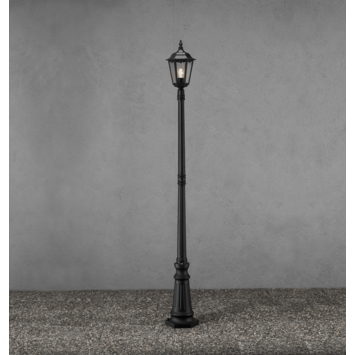 Konstsmide staande buitenlamp Firenze 210cm matzwart