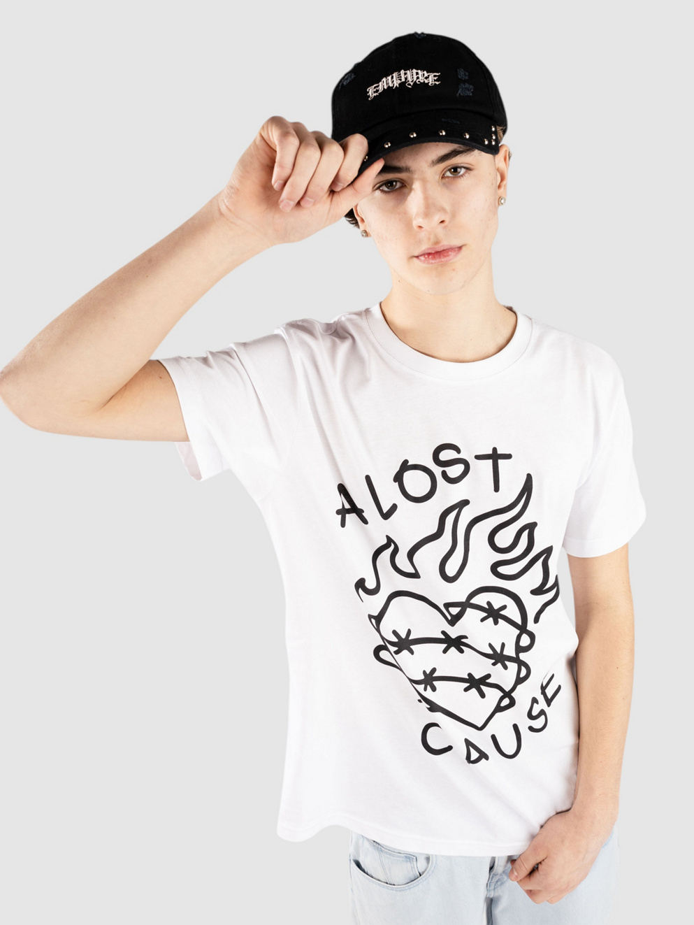 A Lost Cause Lethal Love T-Shirt white