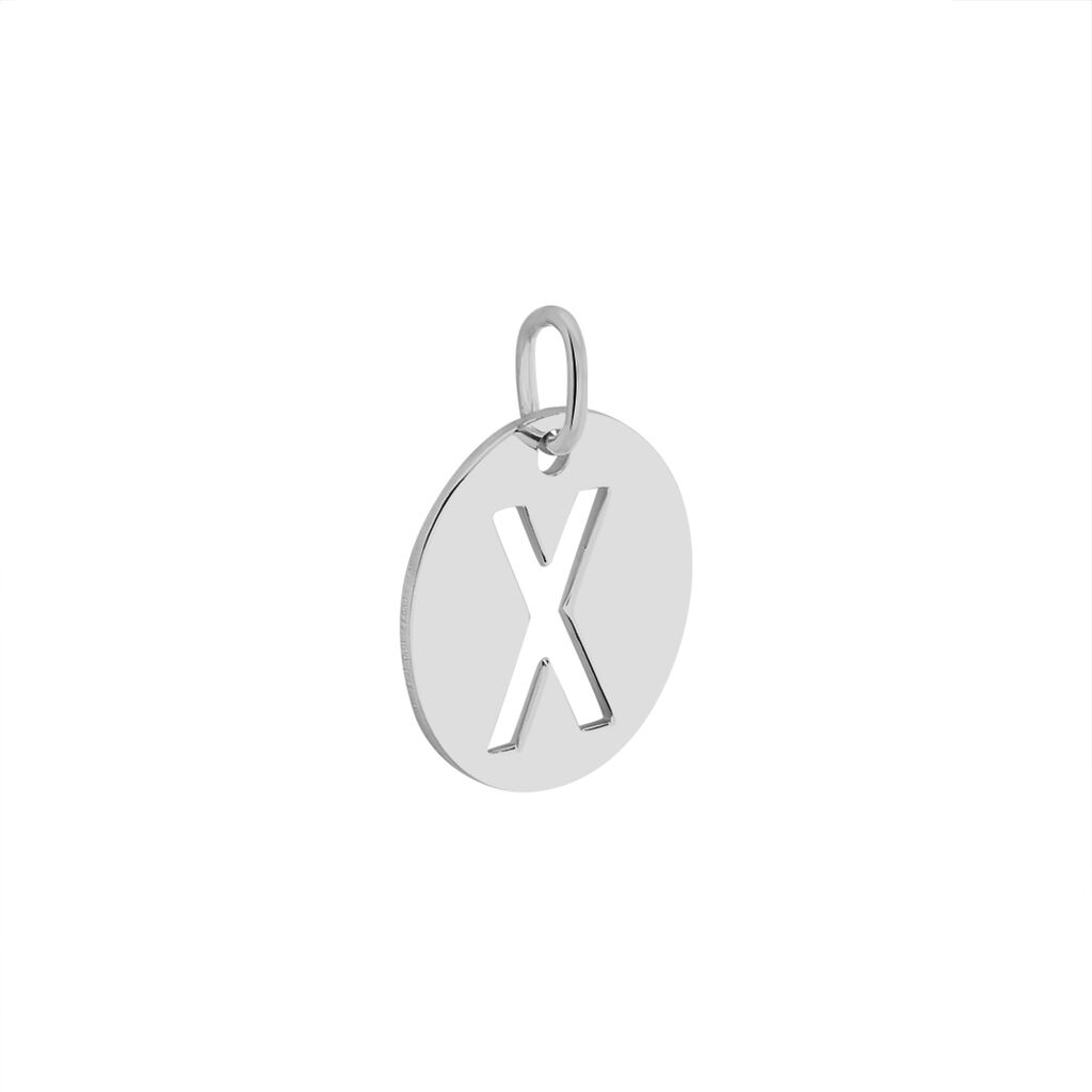 Pendentif Elio X Argent Blanc