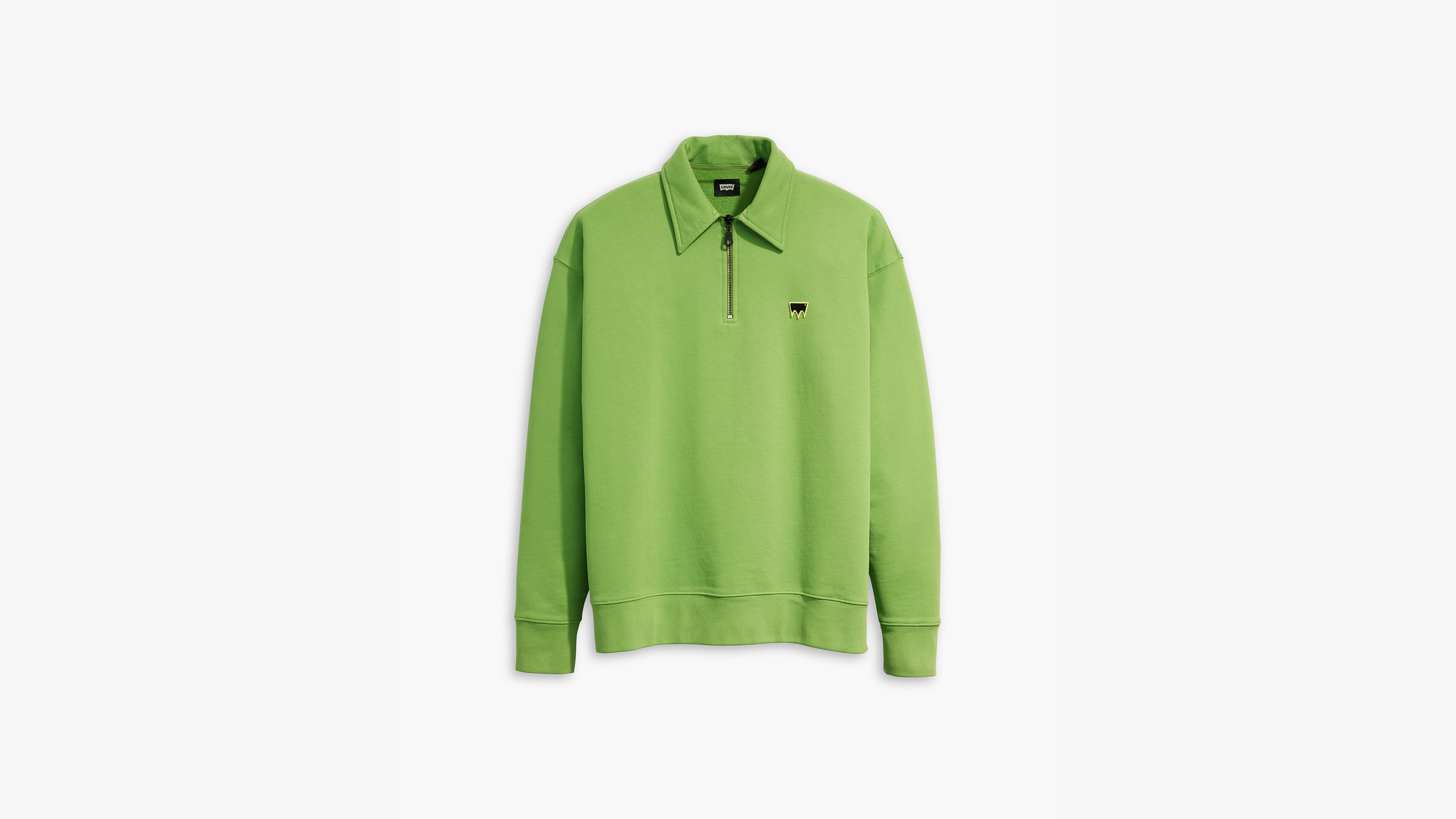 Levi's® Skateboarding sweat-shirt 1/4 zip - Jade Green - Vert