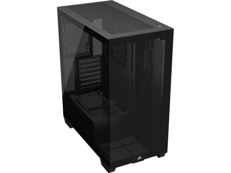 Corsair PC-Gehäuse 3500X TG Schwarz Mid-Tower PC-Case mit atemberaubender Ästhetik und geräumigem Innenraum