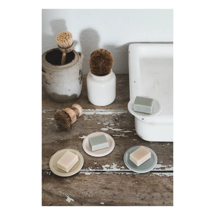 Jars Céramistes Porte savon Cantine en céramique | Gris oxydé