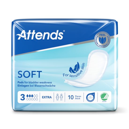 Attends Soft 3 Extra Einlagen<br>10 Stück, Beutel