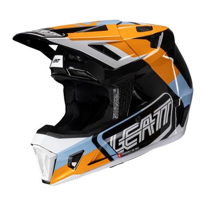 Casque cross Leatt 7.5 avec masque 4.5 2025 - Orange