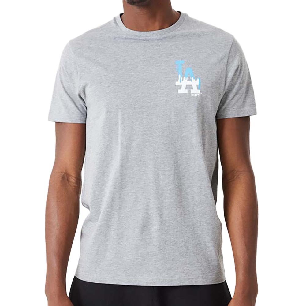 New Era T-shirt Gris Homme New Era Drip Logo