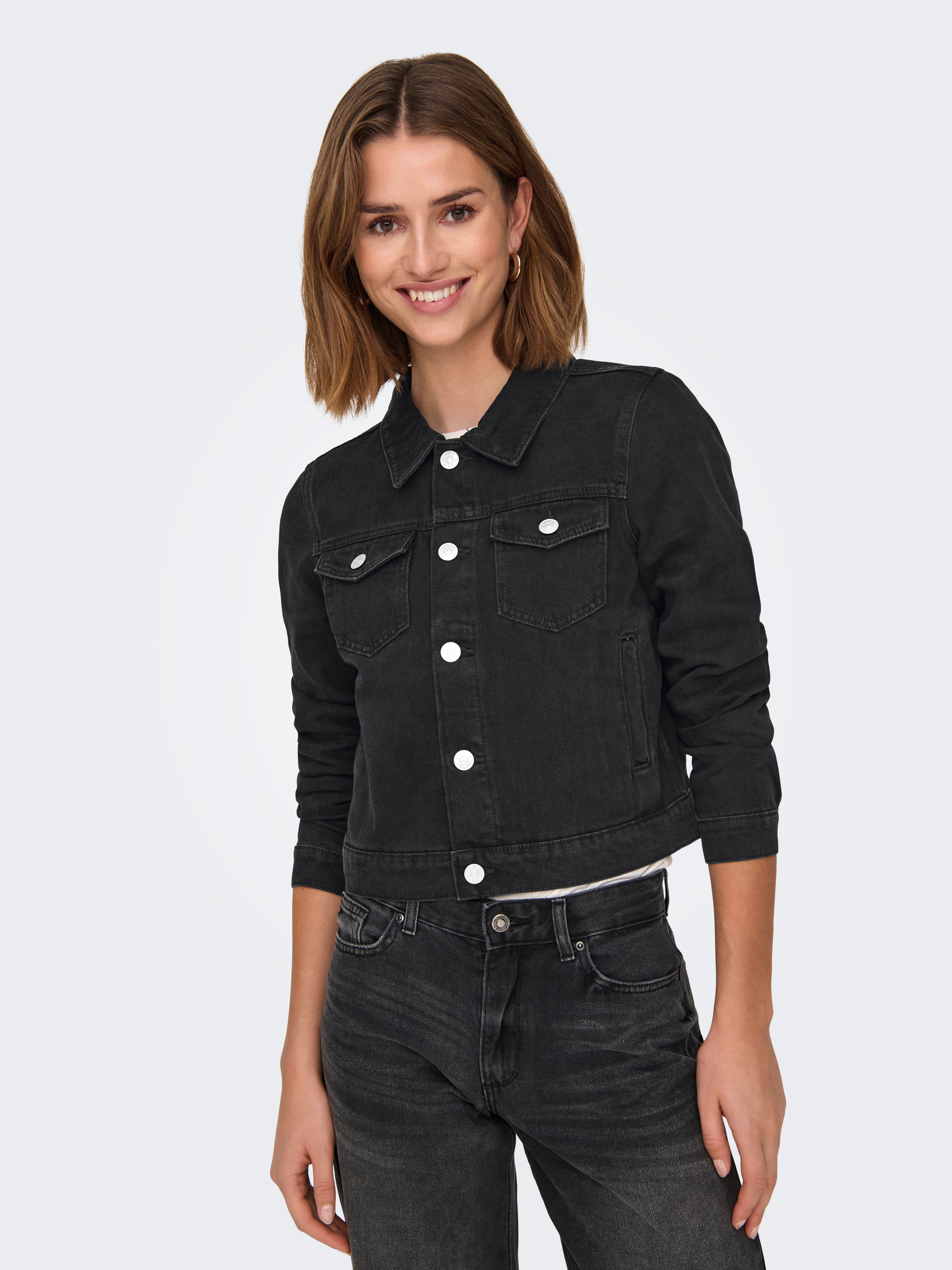 ONLRILLO Jeansjacke Black Denim