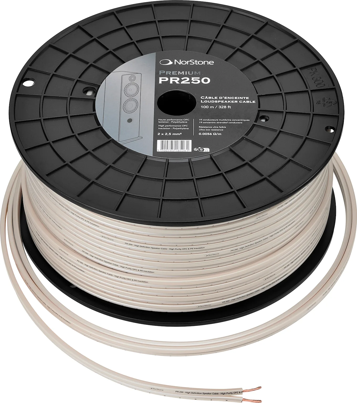 NorStone PR250 (100 m) Câbles d'enceintes au mètre