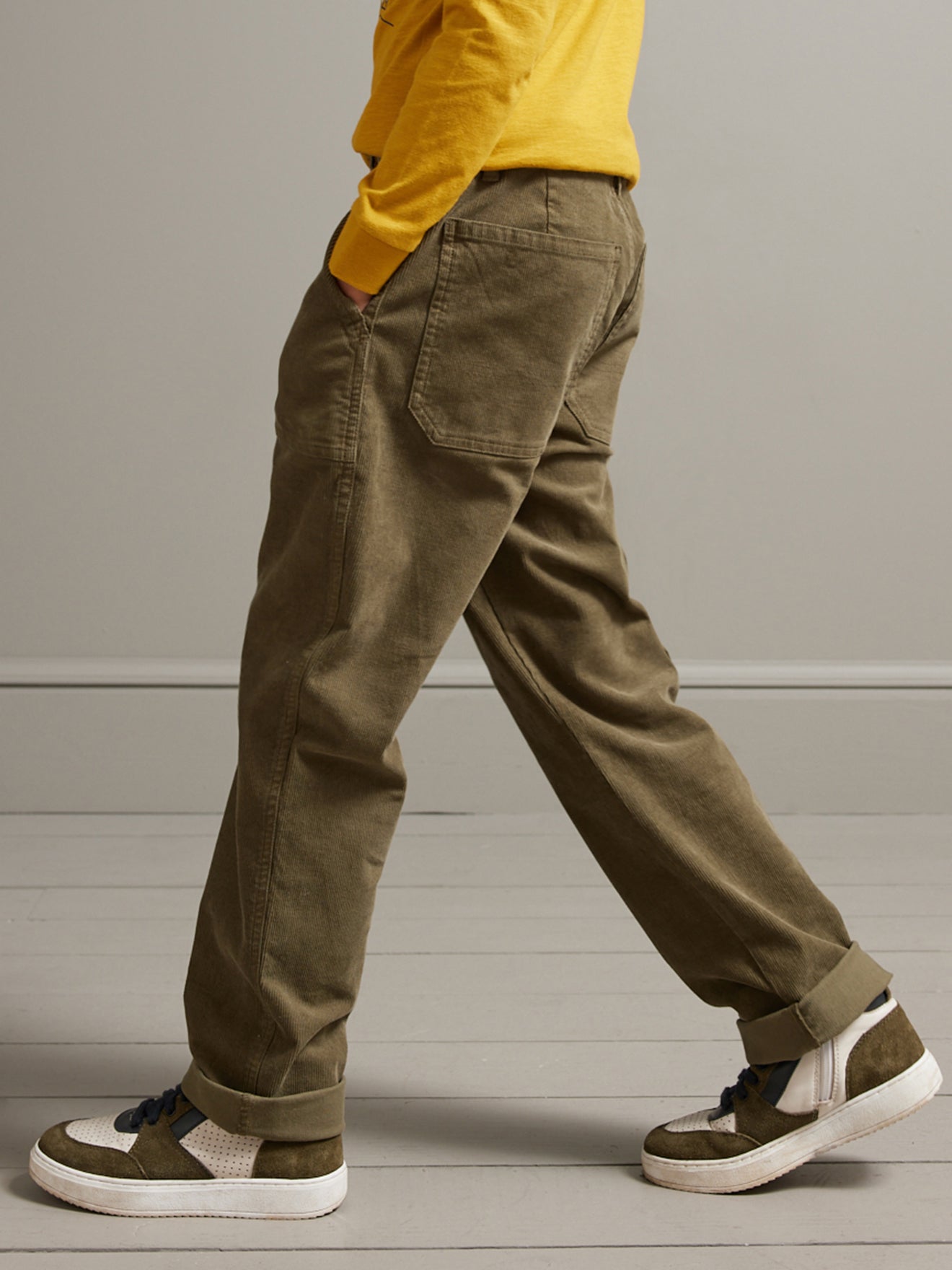 Pantalon cargo Garçon en velours