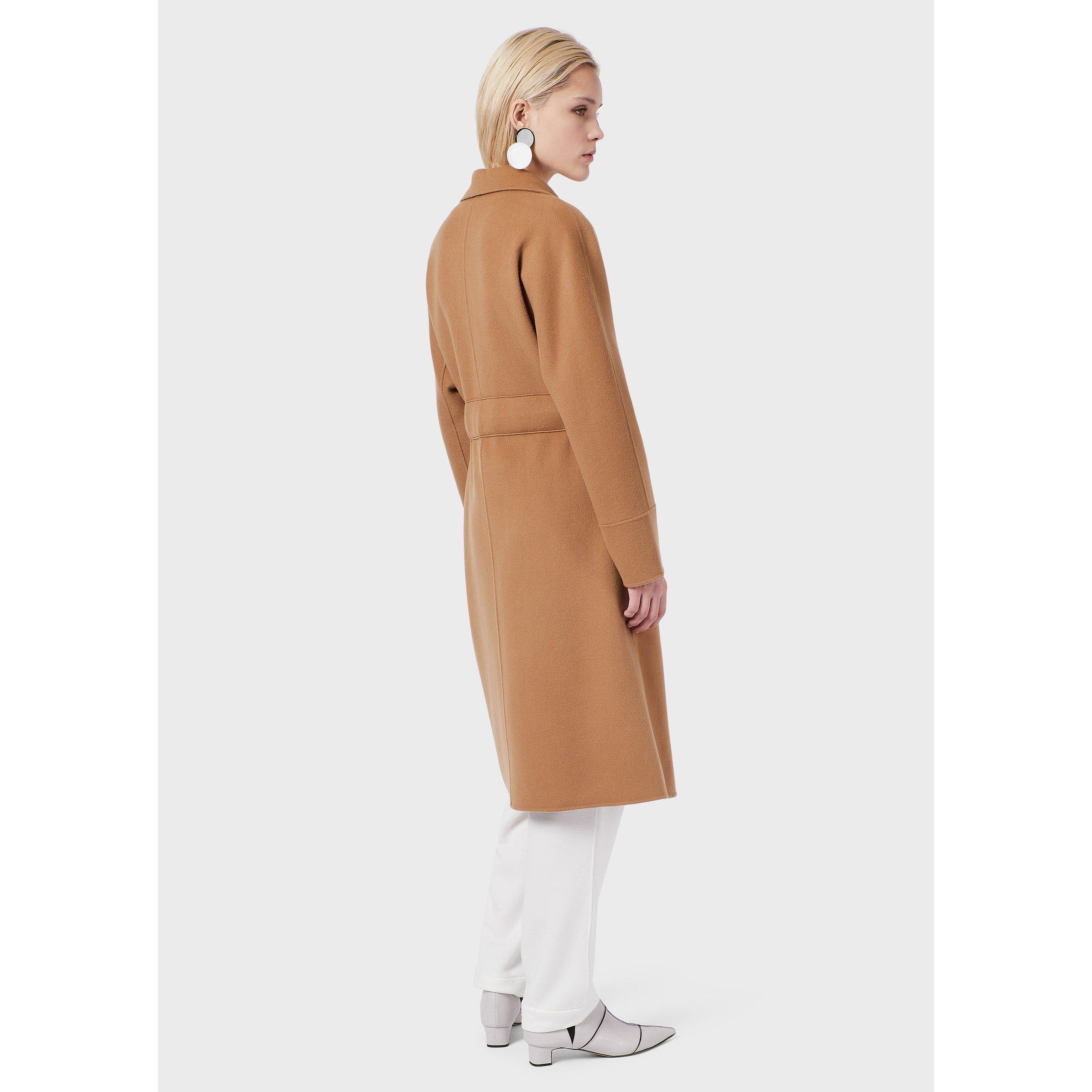 Emporio Armani Belted Overcoat