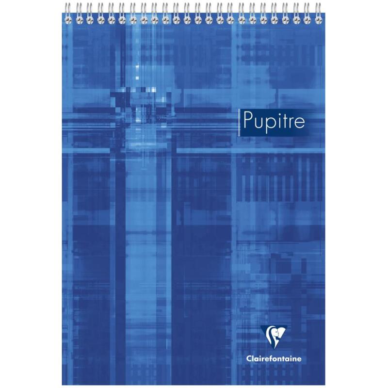 Bloc Pupitre reliure intégrale A4 80 feuilles détachables grands carreaux Couleur aléatoire - Assortis