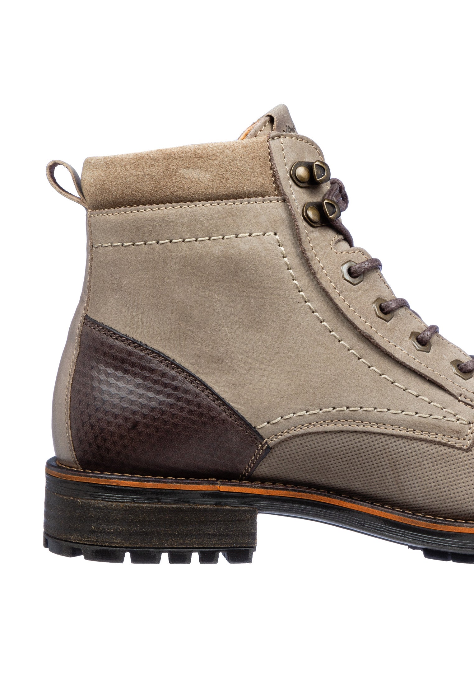 Taupe nubuck Fritz boot