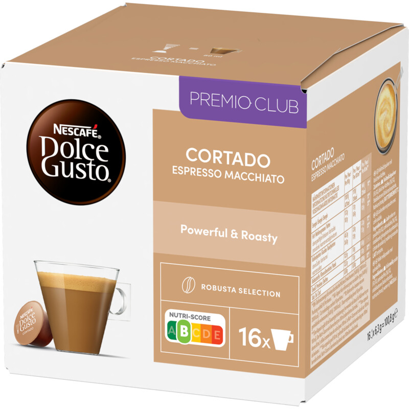 Nescafé Dolce Gusto Cortado macchiatto capsules