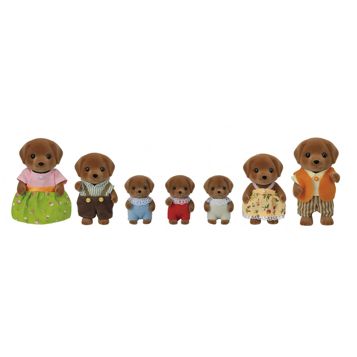 Coffret famille Labrador chocolat - Sylvanian Families 5730