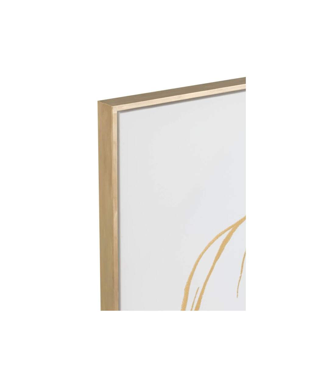 Paris Prix - Toile Imprimée silhouette Femme 103x143cm Blanc