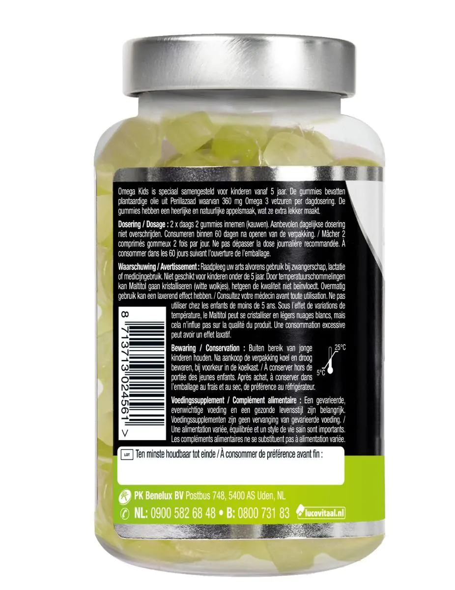 Omega 3 Kids Gummies Suikervrij