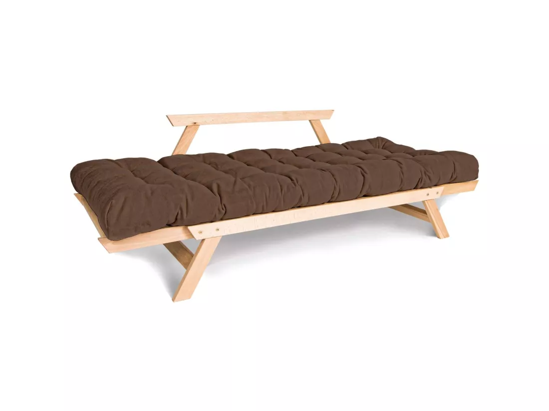 Canapé lit allegro Marron