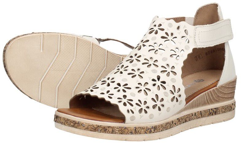 Remonte Dames sandalen gebroken wit