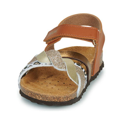 Geox - J ADRIEL GIRL - Marron / Doré