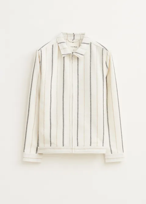 Jacket met strepen off-white (WIT.O)