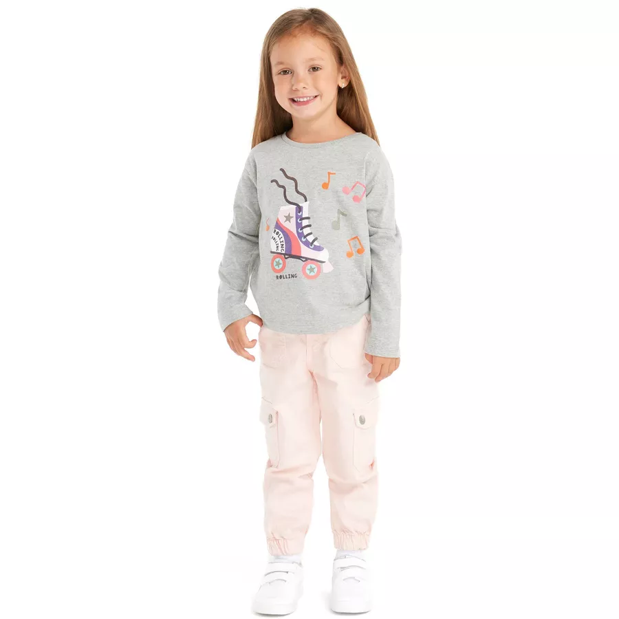 MINOTI Longsleeves Grau Meliert