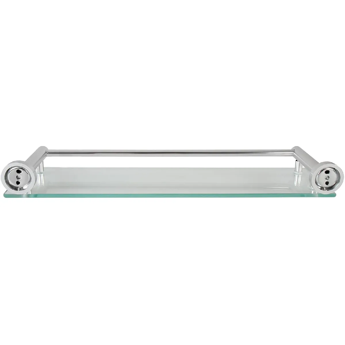 Helloshop26 Étagère murale - Verre trempé et aluminium